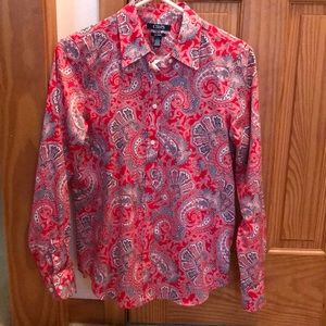 Like new paisley blouse
